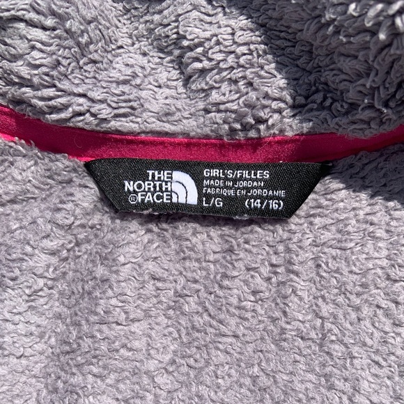 Girls The North Face plush zip up - Picture 3 of 5